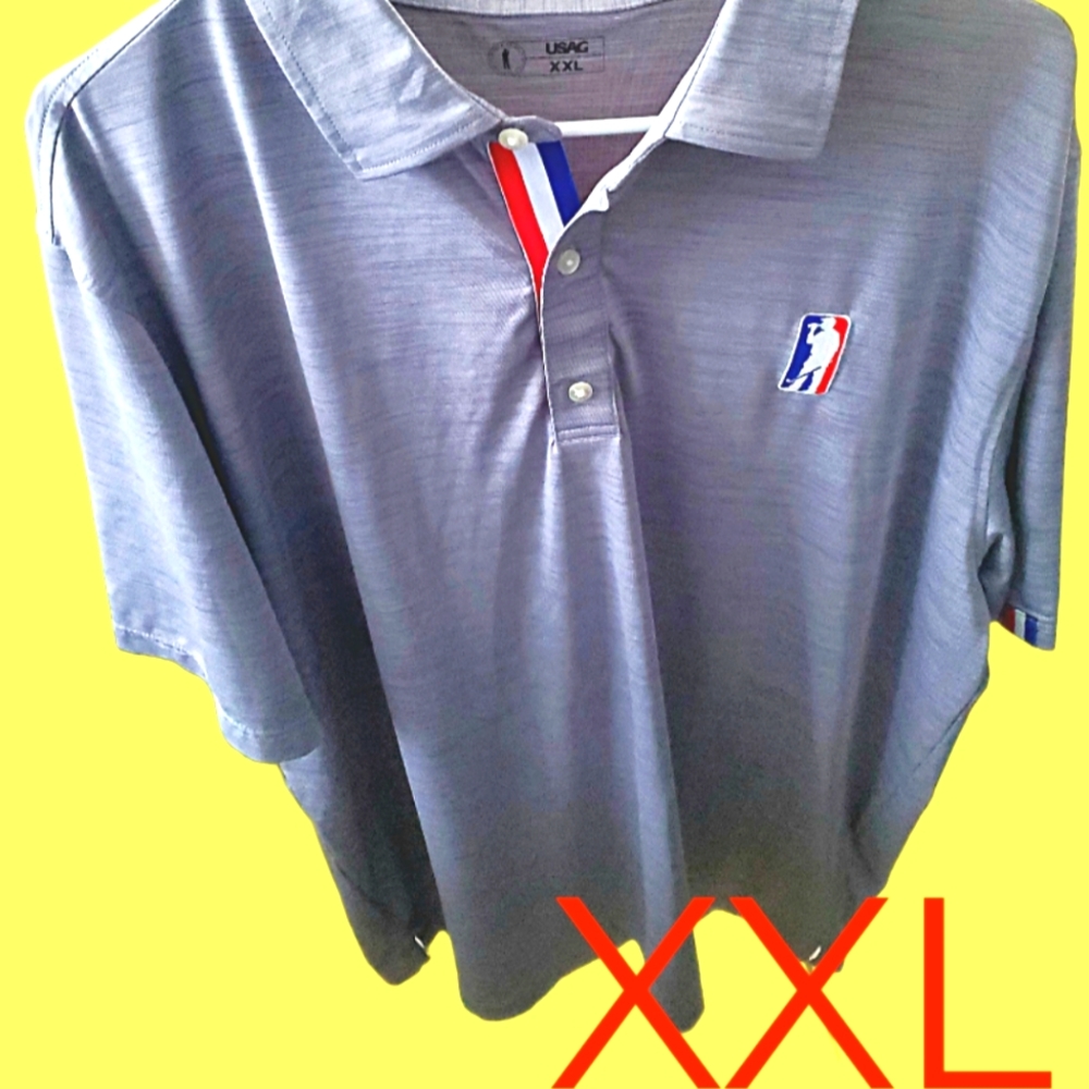 USAG golf athletic polo XXL